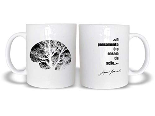 Caneca Filosofia Freud 2 Filósofo Polímero 325Ml