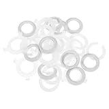 Lurrose 30stücke Lampenschirm-adapterringe Konverter Lampenfassung-kompatibilitätsringe Für Beleuchtungskonzepte