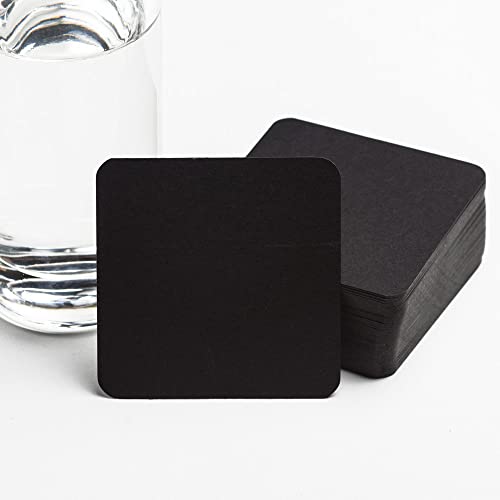 Carte Blanche Vierge 100 Pièces Noire Mémoire Word Graffiti DIY Carte pour Domicile et Bureau 7*7cm Cover