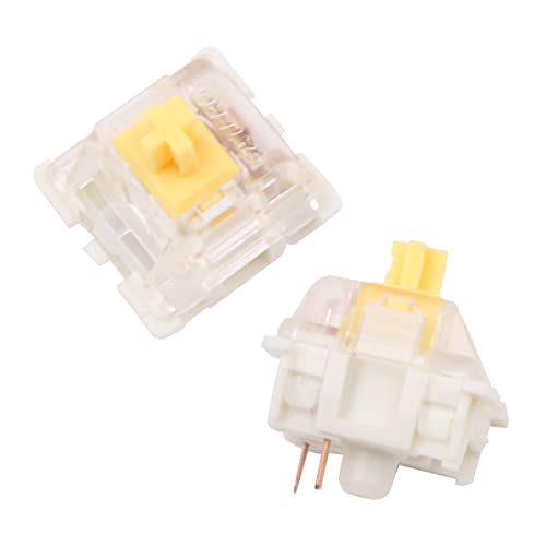 Interrupteurs linéaires clavier mécanique gamer manche jaune extracteur WANGCL x68