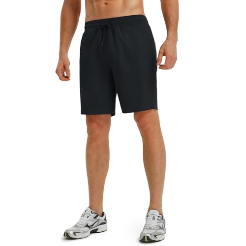 M MAELREG Mens Athletic Shorts with Zipper Pockets 7"/ 9" Lightweight Quick Dry Sports Gym Workout Running Shorts2