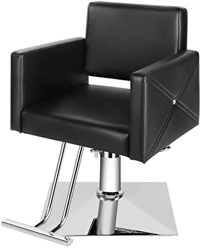 Artist hand Salon Chair for Hair Stylist, Stylist Chair with Heavy Duty Hydraulic Pump, 360 Degrees Rolling Swivel Spa Beauty Equipment for Hair Stylist Women Man, Max Load Weight 330 Lbs