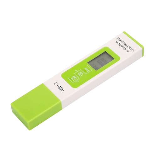 TOPINCN C-100 5-in-1-Salzgehalt TDS EC-Meerwassertester Multifunktions-Wasserqualitätsprüfer mit Multiparameter-Messgeräten für die Hintergrundbeleuchtung