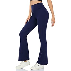 ACTINPUT Yoga Pants for Women Flared Leggings High Waisted Bootcut Black Trousers Women’s Workout Bootleg Stretchy Leggings