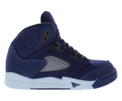Nike Jordan 5 Retro SE PS Boys Shoes Size 1, Color: Midnight Navy/Black3
