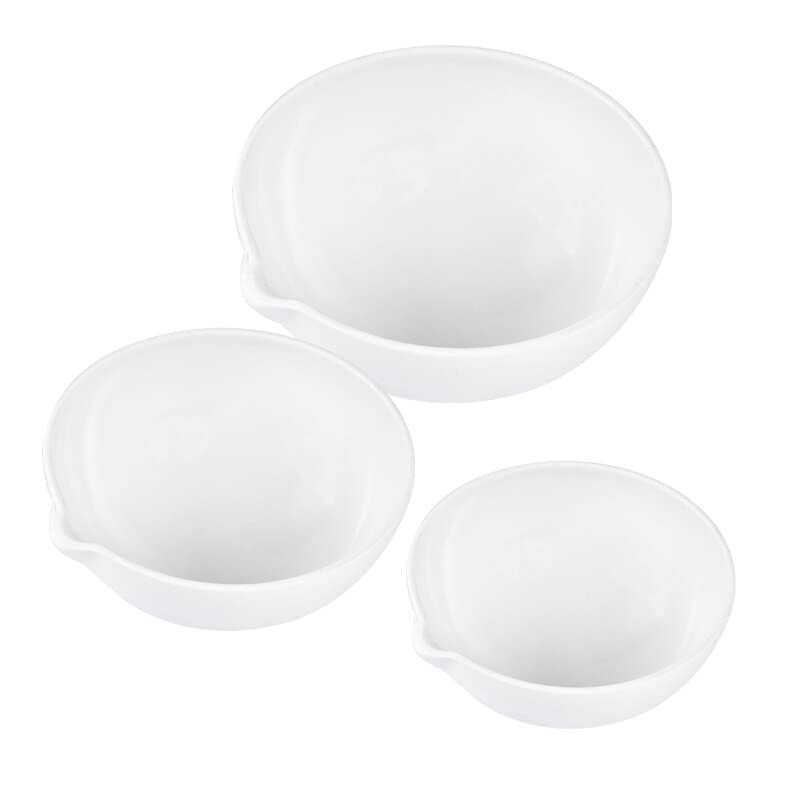 2 pièces/lot 35 ML à 500 ML Plat d'évaporation en céramique/Bol en céramique avec Bec/Plat d'évaporation hémisphérique (Size : 35ml)