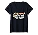 Womens Groovy Funny I'm Not Mad This is Just My Face for Women Men V-Neck T-Shirt
