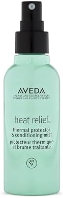 Aveda Heat Relief Thermal Protector & Conditioning Mist | Conditions Dry Hair | Adds Shine | Heat Protectant | 97% Naturally Derived | Iconic Shampure Aroma, 100ml