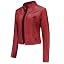 Cropped Wine Red