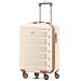 Flight Knight Leichte 4-Rad-abs-hartschalenkoffer Handgepack, Zugelassen Fur Uber 35 Fluggesellschaften, Einschließlich Easyjet, Maximale Große Fur KLM Und Air France 55x35x25cm