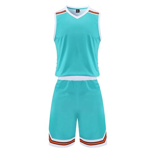 Generisch Tracksuit - Camiseta de baloncesto para hombre, camiseta y pantalones cortos, sin mangas, ropa deportiva, regalos para hombre, ajuste holgado, chándal