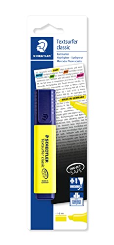 Staedtler Texts Color - Marcador fluorescente, color amarillo,1 unidad