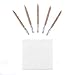 BOOSTEADY 5 Pcs Phosphor Bristle Bronze Bore Gun Cleaning Brush for Pistol Shotgun with 50 Professional Square Patches Multi-Caliber