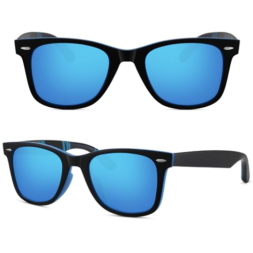 Image of MEETSUN Polarized Sunglasses for Women Men Classic Retro Square Frame Driving Sun Glasses UV Protection