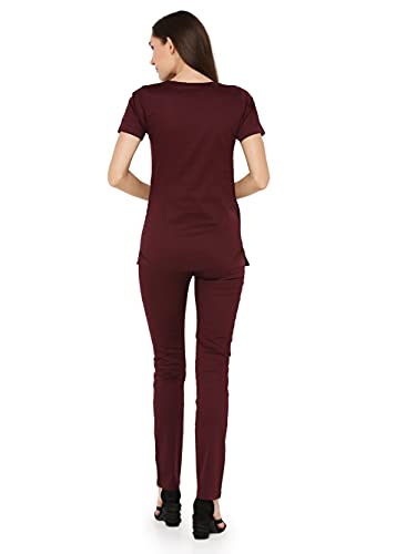 Image of Associated Uniforms Womens Cotton Slim Fit Scrub Suit with Lycra /Spandex /Stretch feel (LYCO)
