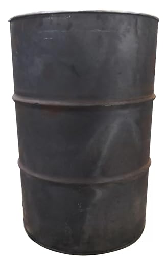 Vogelzang US DR55 55 Gallon Drum for Barrel Camp Stove Kit, Gray , Small
