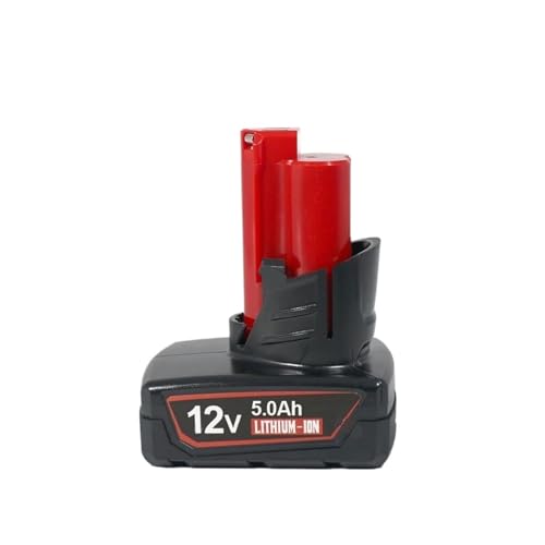WFGJSK M12 Battery 12V 6Ah Hand Drill Battery Power Tool Accessories compatible with Milwaukee 48-11-2402 48-11-2411 48-11-2401(9.0Ah-1pcs)