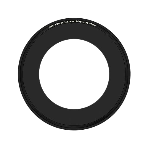 H&Y Step-Up Rings 43 to 67mm Step Up Ring Magnetic Filter Adapter Rings Stepping Up Ring, EVO Series