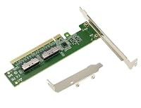 KALEA-INFORMATIQUE PCIe 5.0 auf 2 Ports MCIO 8i Adapter-Controller-Karte für NVMe M2 M3 U2 U3 SSDs oder PCIe-Flachbett. – Ansicht 4
