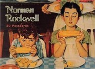 Norman Rockwell beau livre peinture rétro affiche vintage culture américaine