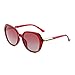 Produktbild GJY Damen Polarisierte Sonnenbrille Progressive Bicolor Sonnenbrille HD Driving Glasses Fashion Retro Big Frame Sonnenbrille,Red