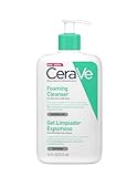 CeraVe Gel Limpiador Espumoso Diario para Piel Mixta, Grasa o con Acné 473ml