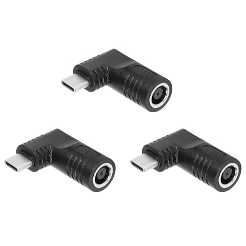 Ducevnaoe 3X 65W PD DC ���X���� - USB �^�C�v C �I�X�d���[�d�A�_�v�^�[ (�d�b�A�^�u���b�g�A�m�[�g�p�\�R���p) (�u���b�N 7406 B)