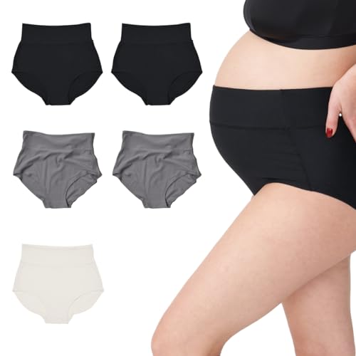 Image of Bodily The All-In Panty, Maternity, Postpartum & C-Section Underwear, High Waisted, Soft, Stretchy for Pregnancy & Postpartum
