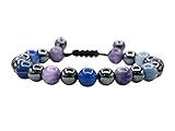 Stop Drinking Alcohol Manifestation Bracelet - Lepidolite Blue Aventurine Hematite Bracelet Set for...