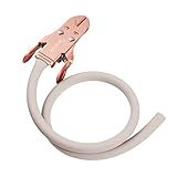 カラー駆血帯 マツヨシ ピンチ付 ラテックスフリー 【ピンク×グレージュ】マット加工 止血帯 採血 医療 看護師 クリニック