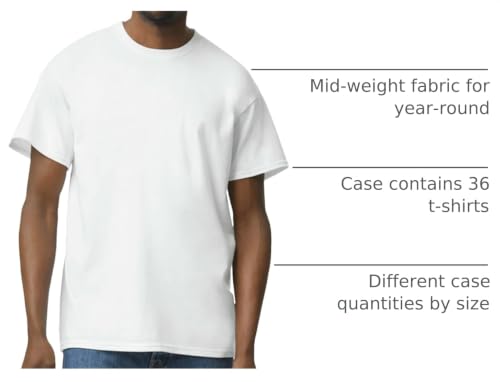 Image of Gildan Adult Heavy Cotton T-Shirt, Style G5000