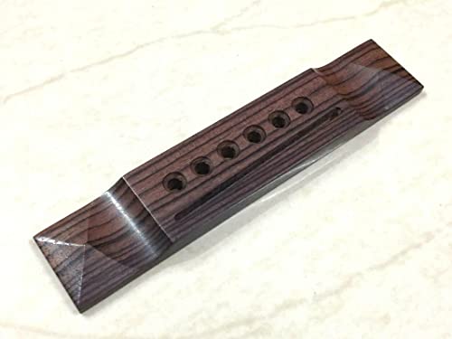 Pyramid Bridge 6 string for acoustic guitar Rosewood wood best replacement