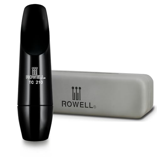 ROWELL Classic Tenor Saxophone Mouthpiece Professional Sax Mouthpiece Rich & Warm Tone Concert Band