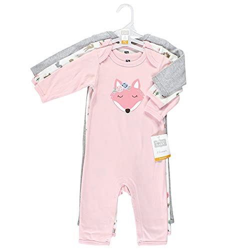 Image of Hudson Baby Baby Cotton Union Suit, 3 Pack