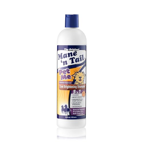 Mane 'n Tail Pet Me Coat Brightening Shampoo with Shea Butter, Argan Oil and Omega 6 & 9 for Dogs