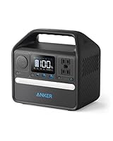 Anker 521 Portable Power Station (PowerHouse 256Wh) (6倍長寿命 ポータブル電源 256Wh)【リン酸鉄リチウムイオン電池 / 充放電サイクル3,000回以上 / 高耐久 / AC200W / 純正弦波/PowerIQ 3.0 (Gen2)搭載 / ◇PSE技術基準適合】キャンプ アウトドア 車中泊 防災/非常用電源/バッテリー
