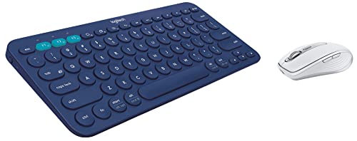 Image of Logitech MX Anywhere 3 for Mac Wireless, Ultrafast Scrolling, Any Surface, 4K DPI & K380 Wireless Multi-Device Keyboard for Windows, Apple iOS, Apple TV Android or Chrome, Bluetooth