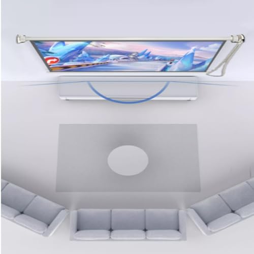 Pantalla manual para proyector de 72 pulgadas 4:3 miniatura 2