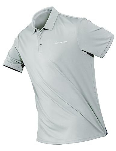 Herren Polo Shirts Kurzarm Golf Tshirts Schnelltrocknend Atmungsaktiv...
