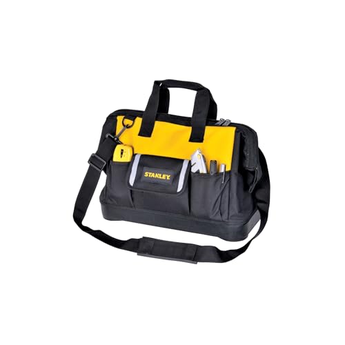 Stanley Bolsa para Ferramentas, Tecido Denier Super Resistente, Bolsa com Base de Plástico Impermeáv