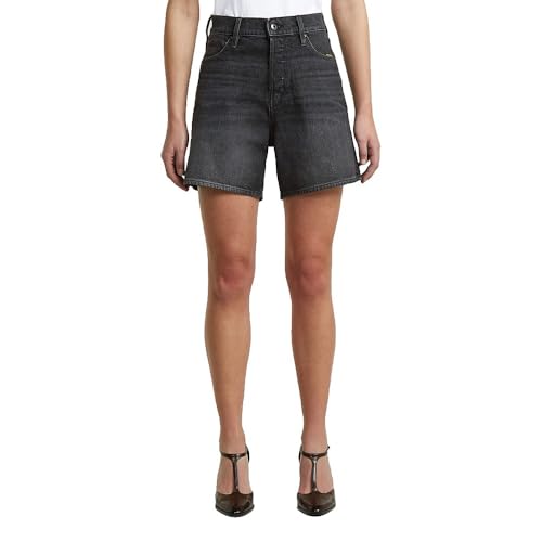 Short G-Star Jett High avec ourlet clean edge net et denim gris denim