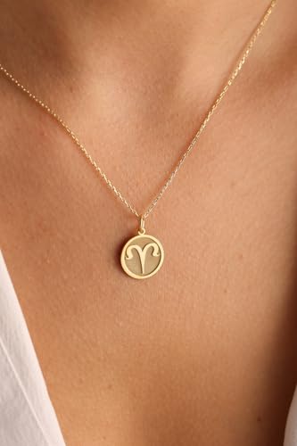 Collier Bélier anti-ternissement argent plaqué or durable - 4