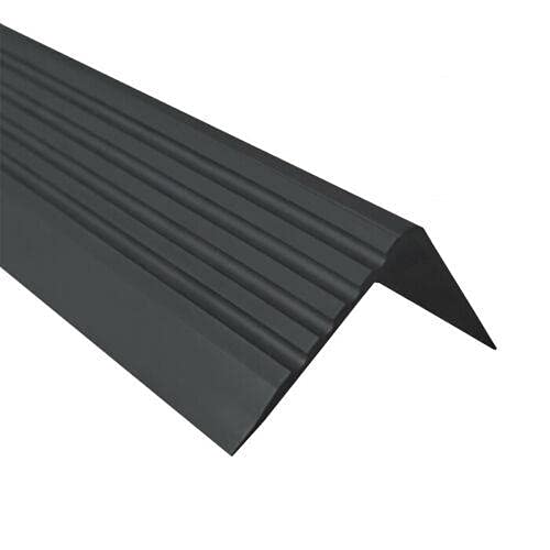 Tomokep Proper Tools SELF-Adhesive Stair Anti Slip Nosing Rubber Angle Step Edge RGP - 900mm - Black
