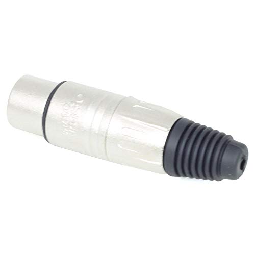 PLUG XLR SAS 3 PINOS LINHA FEMEA NIQUELADO L3FNN01 - SANTO ANGELO