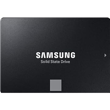 SAMSUNG SSD 870 EVO, 500 GB, fator de forma 2,5 polegadas, gravação turbo inteligente, software Magician 6, preto