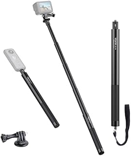 Selfie Stick for INSTA360 Action Camera for Gopro Vlogging Video Shooting Extension Pole w 1/4