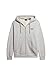 Produktbild Superdry Herren Essential Kapuzenjacke mit Logo Gletschergrau Meliert L