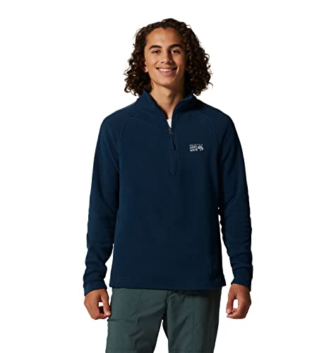 Image of Mountain Hardwear Men's MHW Logo 1 /4 Zip for Travel, Camping, and Casual Wear