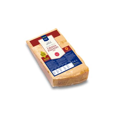 Grana Padano DOP METRO Chef – Rallado y Cuña | Maduración de 10 y 16 Meses | Sabor Auténtico Italiano para Pastas y Platos Gourmet (1 PIEZA, Grana Padano D.O.P. Cuña 16 Meses 1 Kg Aprox)