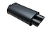 Vibrant Performance 1148 Streetpower Black Flat Oval Muffler, 15 inches